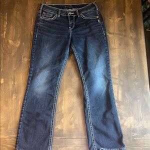 Silver Jeans Blue Straight Leg Denim